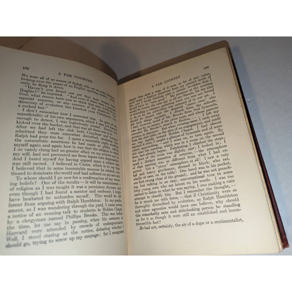 Antique 1915 A Far Country Winston Churchill HC Book Macmillan Co First Edition - Picture 9 of 12